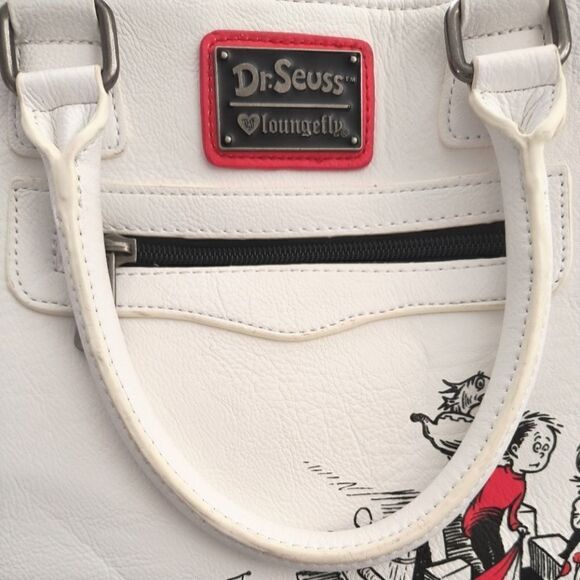 Loungefly Dr. Seuss Cat In The Hat Handbag - Picture 4 of 8